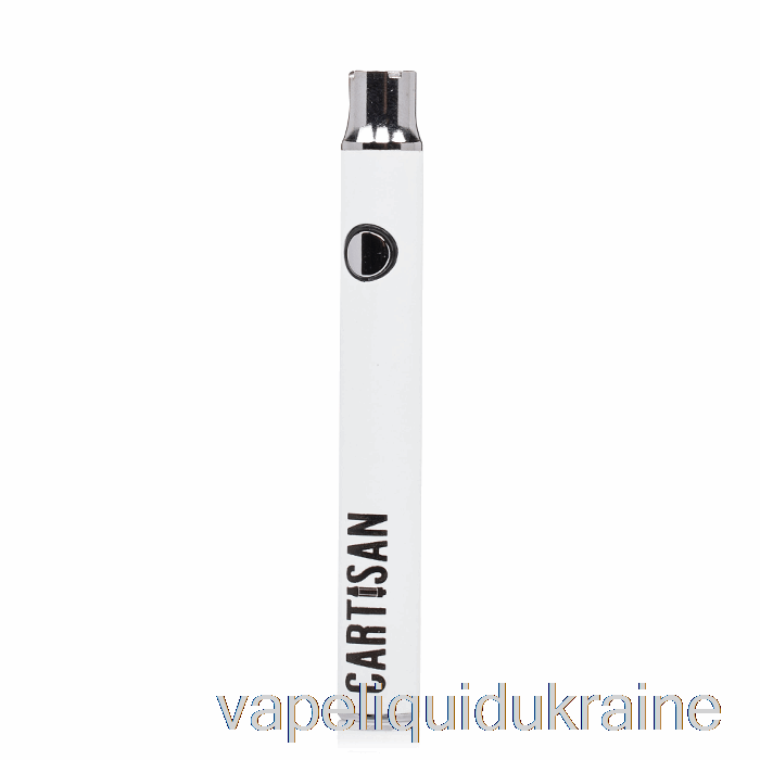 Vape Ukraine Cartisan Button VV 350 510 Battery White